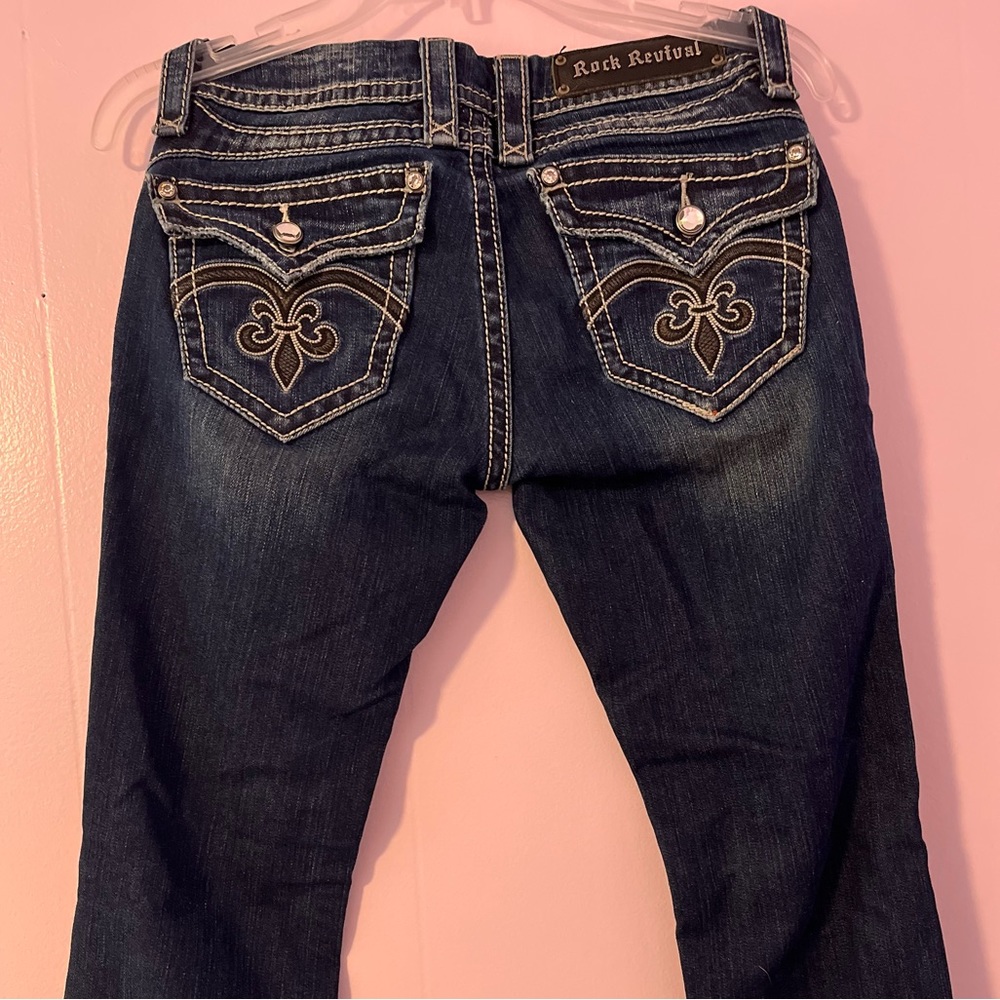 Rock Revival Dark Blue Boot Cut Jeans